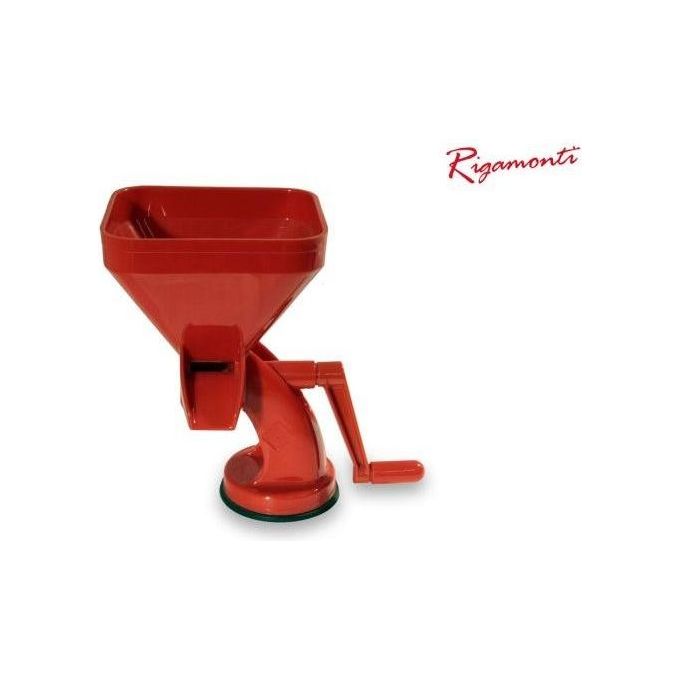 Rigamonti 496117 Master Passapomodoro Passatutto Manuale Polipropilene Rete Acciaio Inox Lavabile in Lavastoviglie colore Rosso