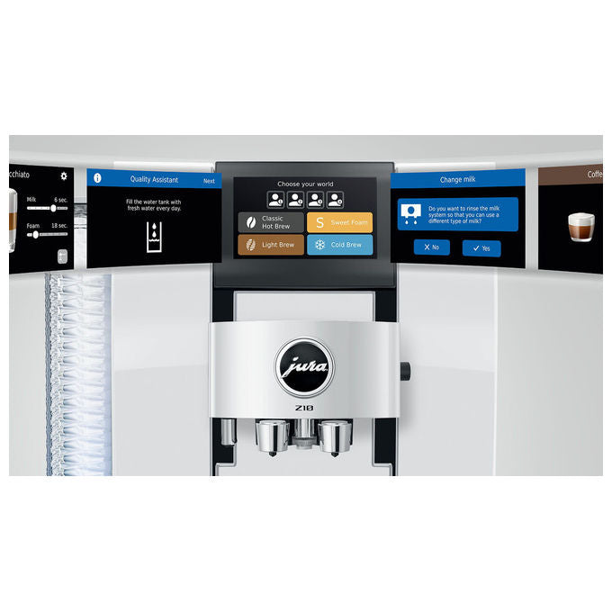 Jura Z10 DIAMOND BLACK EB Macchina da Caffe' Espresso Automatica 4.3 pollici Touchscreen Cold Brew colore Nero