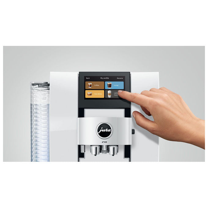 Jura Z10 DIAMOND BLACK EB Macchina da Caffe' Espresso Automatica 4.3 pollici Touchscreen Cold Brew colore Nero