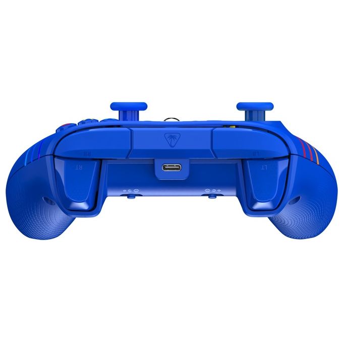 Turtle Beach TBC-2002-25 Afterglow Wave Gamepad Cablato con Licenza per Xbox e PC Pulsanti Programmabili Trigger Effetto Hall Controlli Audio RGB colore Blu
