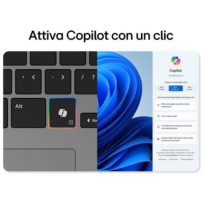 LG 15UB50T-G Notebook Intel Core i5 1334U 15.6'' Full HD 16GB RAM 512GB SSD Windows 11 Pro Argento