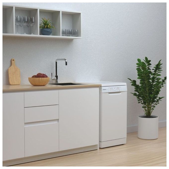 Candy CDPH 2L1049W-01 Brava Lavastoviglie Slim 10 coperti Classe E 49 dB 9 L (85x45x58 cm) colore Bianco