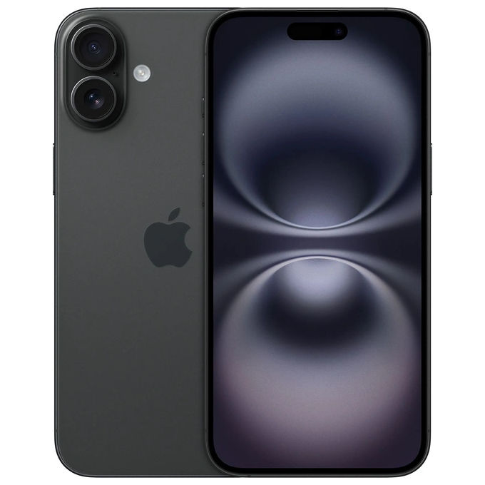 Apple MXWN3QL-A iPhone 16 Plus Smartphone 5G 6.7'' OLED 256GB chip A18 iOS 18 colore Nero
