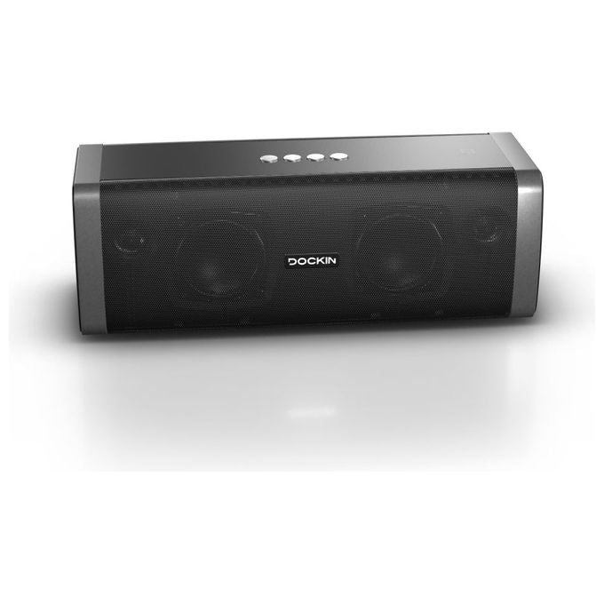 Dockin D FINE Altoparlante Bluetooth Impermeabile 50W con NFC e Funzione Powerbank colore Nero