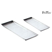 Pinti Inox 50933958 Vassoio Pasticceria in Acciaio Inox 58x21x2 cm colore Acciaio Lucido