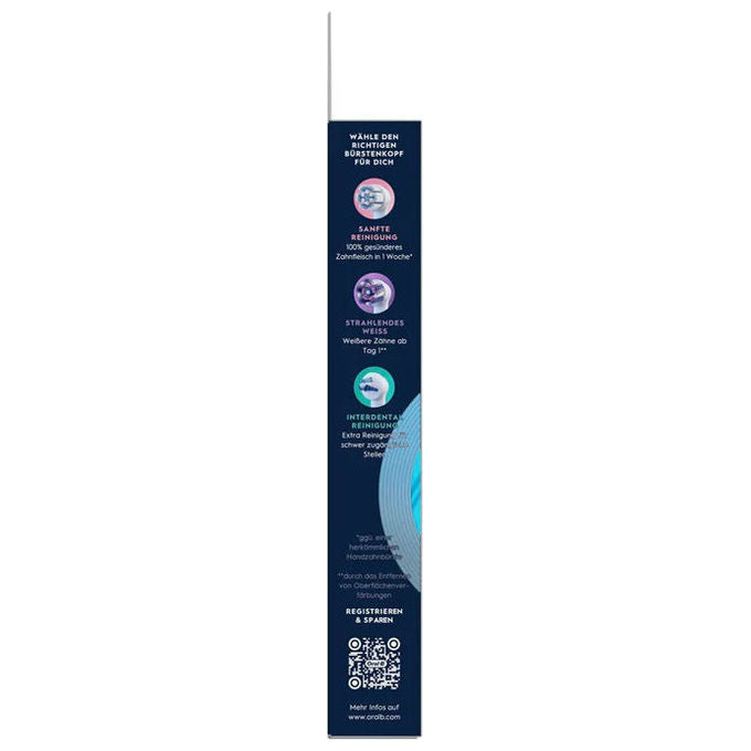 Oral-B 16262927 iO Ultimative Reinigung Testine di Ricambio 6 Pezzi compatibili con spazzolini Oral-B iO colore Bianco