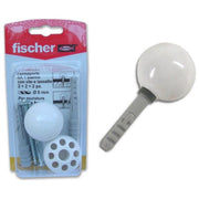 Fischer 504638 SA 1N K Fissaggio Ferma Porta da Pavimento Blister 2 pz colore Bianco