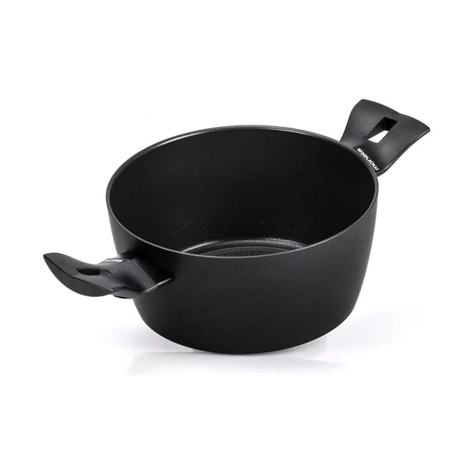Moneta AIDA20 Casseruola Aida 20 cm con Rivestimento Protection Base Antiaderente No PFOA No Nichel No Bisfenolo A colore Nero