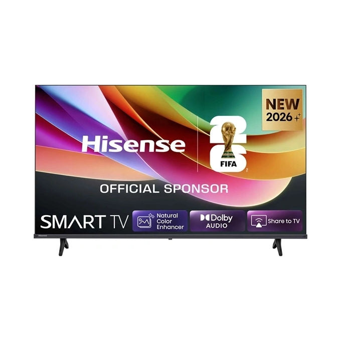 Hisense 40A4S Smart TV 40'' Full HD D-LED 60Hz VIDAA U9 DVB-T2 DTS Virtual X Game Mode Wi-Fi AirPlay2 colore Nero