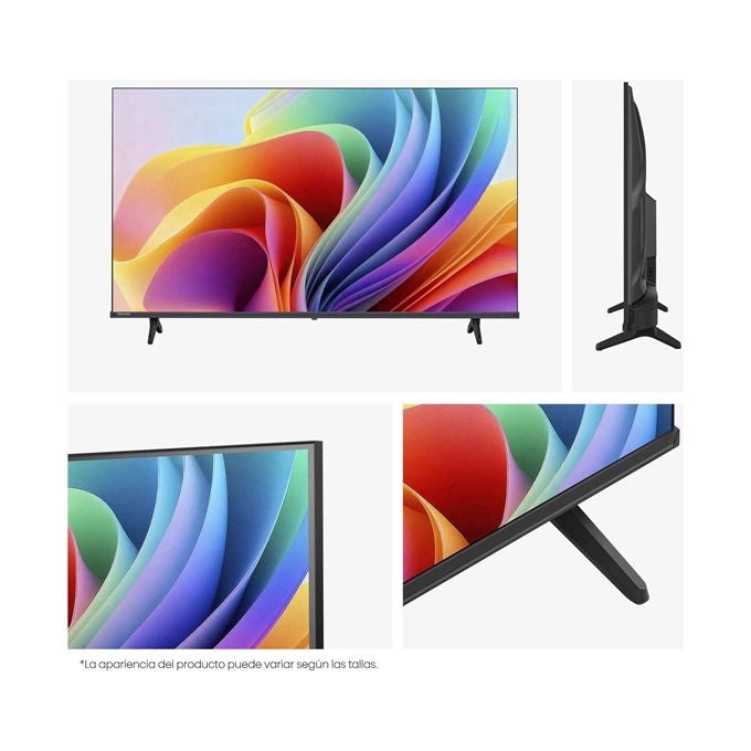 Hisense 40A4S Smart TV 40'' Full HD D-LED 60Hz VIDAA U9 DVB-T2 DTS Virtual X Game Mode Wi-Fi AirPlay2 colore Nero