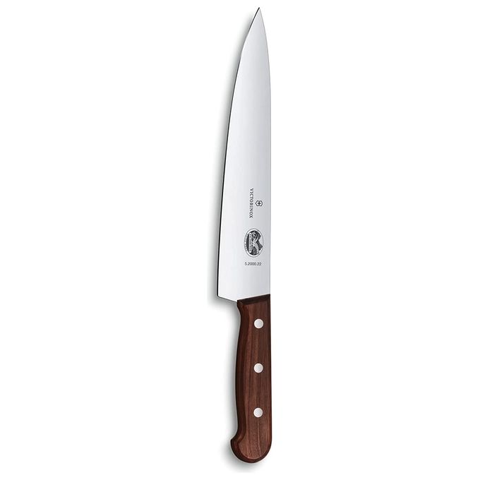 Victorinox 5.2000.22G Wood Coltello da cucina 22 cm Lama dritta in acciaio inossidabile Manico in legno di acero colore Acero modificato