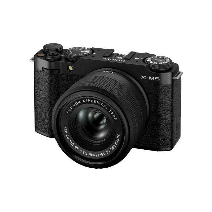 Fujifilm 16900733 X-M5 Fotocamera Mirrorless 26MP APS-C 6.2K 30p Kit XC 15-45mm f-3.5-5.6 OIS colore Nero
