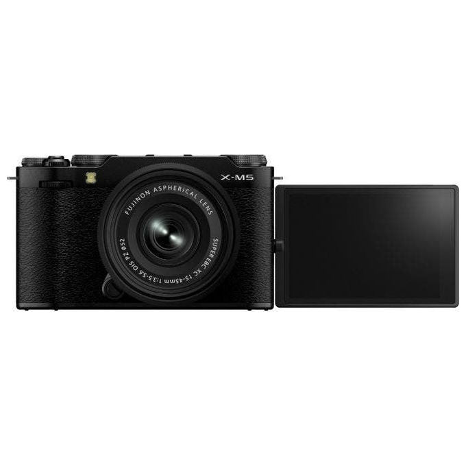 Fujifilm 16900733 X-M5 Fotocamera Mirrorless 26MP APS-C 6.2K 30p Kit XC 15-45mm f-3.5-5.6 OIS colore Nero