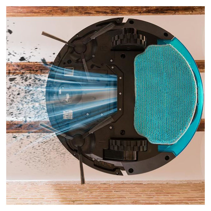 Cecotec A01EU01114725 Conga M10 Robot aspirapolvere Giroscopica 2000 Pa autonomia 120 min App Control colore Nero