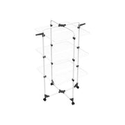 Vileda 174122 Modular 3 Stendibiancheria a Torre 30m 3 Livelli 6 Griglie Snodo Modulabile Ruote Piroettanti colore Bianco