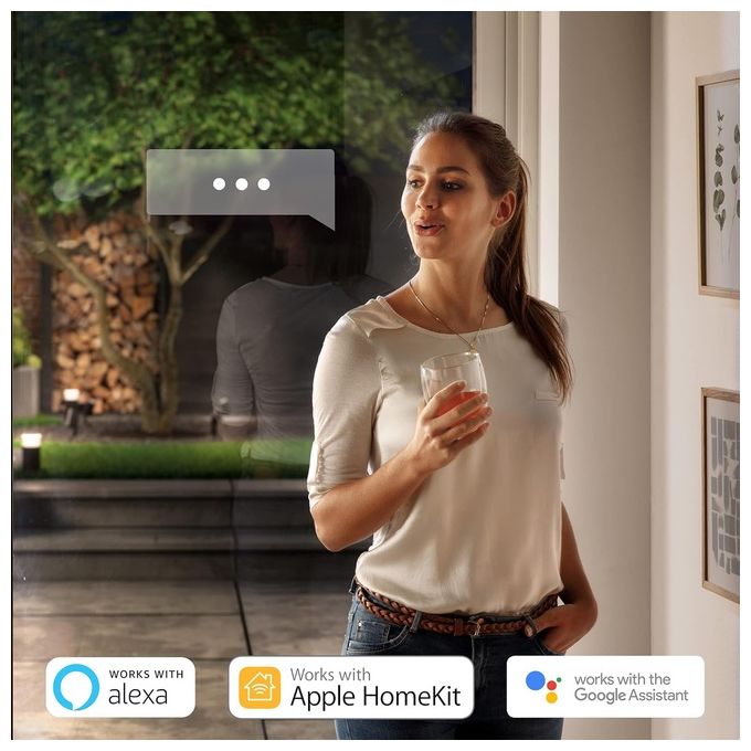 Philips 17442-30-P7 Hue White and Color ambiance Lampione da esterni Econic LED 15 W 1150 lm IP44 Zigbee colore Nero