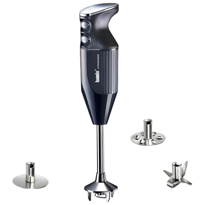 Bamix 7610497620181 Prime Frullatore a Immersione 250W 2 Livelli di Velocita' Acciaio Inossidabile colore Nero