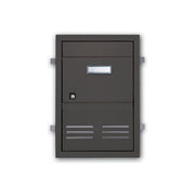 Alubox SC2GH Sportello da Incasso Alluminio Anodizzato per Esterno con Serratura 29x40 cm colore Ghisa