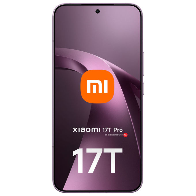 Xiaomi 17T PRO Smartphone 5G 12GB RAM 512GB Display 6.83'' AMOLED 144Hz Dual SIM colore Deep Violet