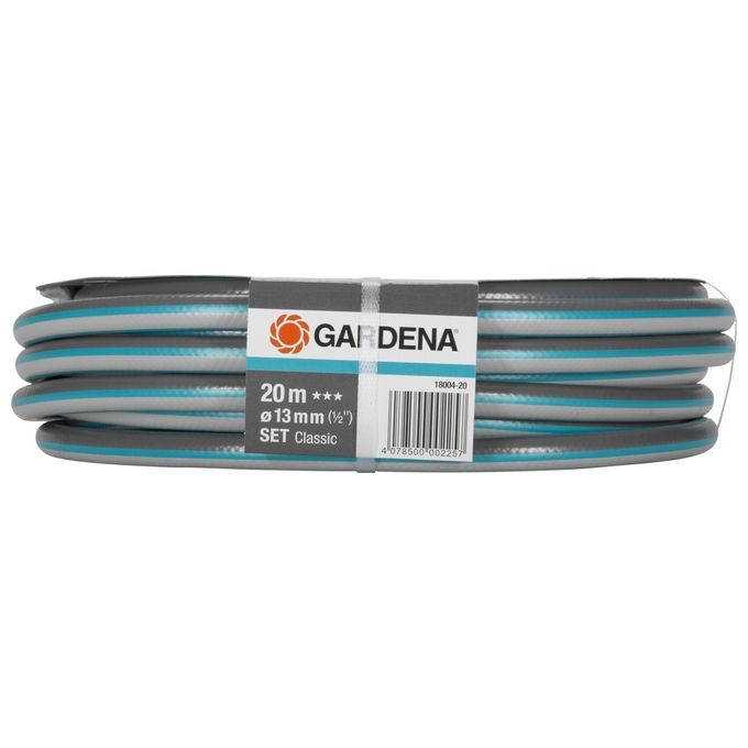 GARDENA Set Tubo Classic 20 m, 13 mm (1-2'') con Raccordi e Lancia di Irrigazione