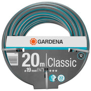 Gardena 18022 Classic Tubo da Giardino 19 mm 20 m PVC 22 bar Resistente UV colore Grigio Blu