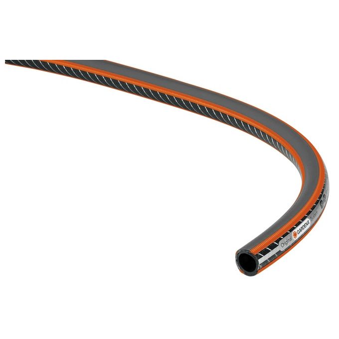Gardena 18044-26 Comfort FLEX Tubo da Giardino 20 m 15 mm con Raccordi e Lancia di Irrigazione colore Nero Arancione