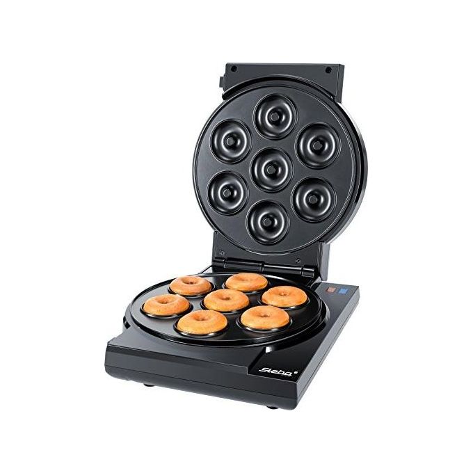Steba CM 3 Cake-Maker 3 in 1 Macchina per Cake Pop Muffin e Donut 800 W con Piastre Interchangeabili Antiaderenti colore Nero