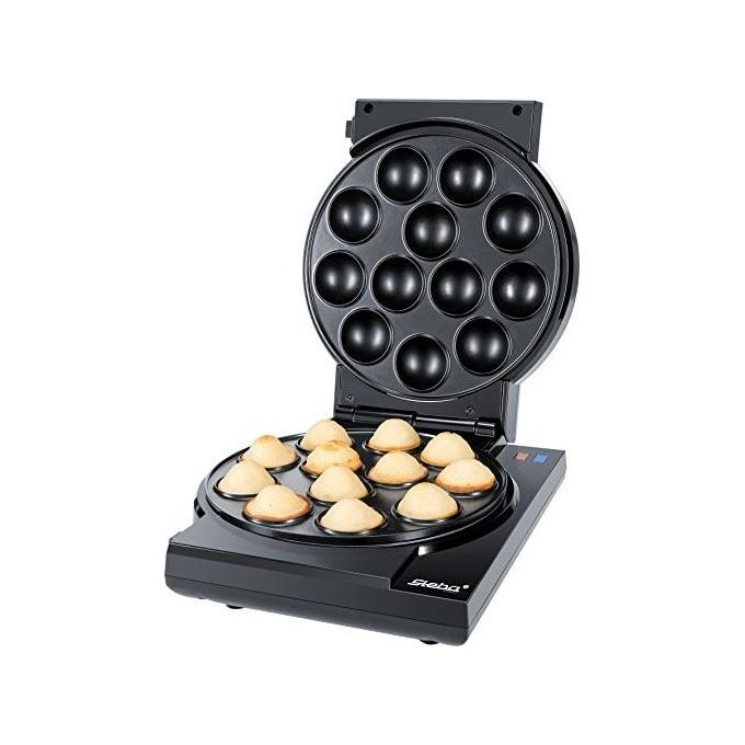 Steba CM 3 Cake-Maker 3 in 1 Macchina per Cake Pop Muffin e Donut 800 W con Piastre Interchangeabili Antiaderenti colore Nero