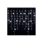 LuminalPark  LEDF IPLR 228-H B (W-W) Stalattite Luminosa 3 x h 0,9 m 228 MaxiLED Bianco Freddo con FlashLED Cavo Bianco Prolungabile fino a 45 m colore Bianco
