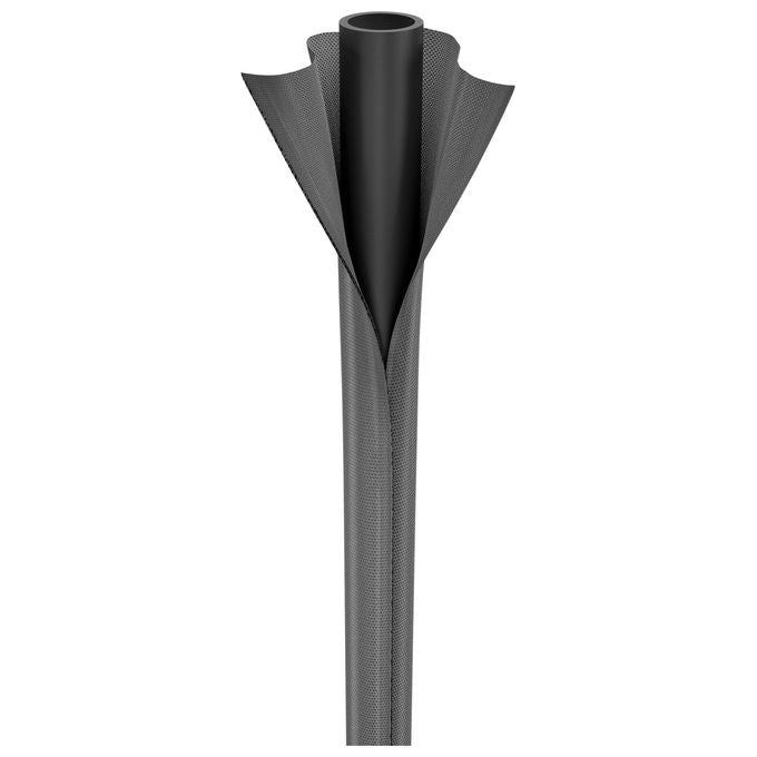 Gardena 18455-20 Liano Life Set Tubo da Giardino in Tessuto 25 m 13 mm 1-2'' resistente UV e gelo colore Nero Grigio