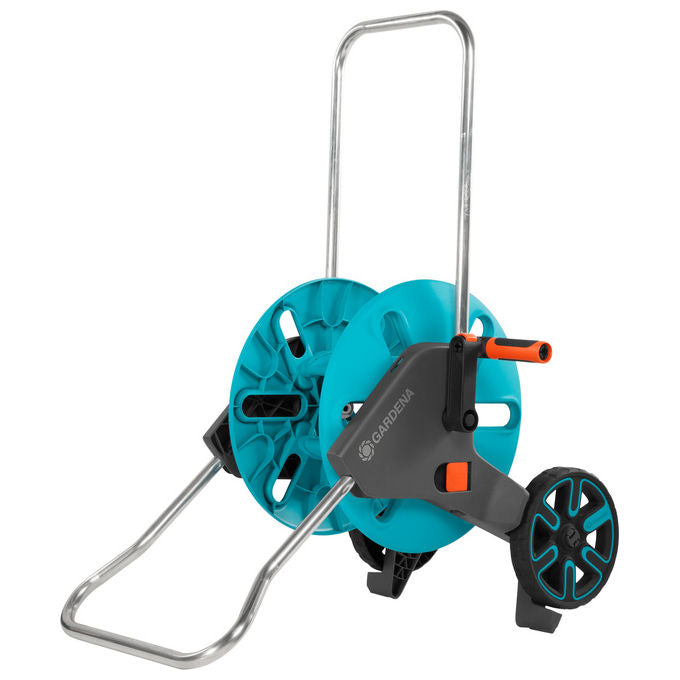 Gardena G18510-20 CleverRoll M Carrello Avvolgitubo capacita' 60 m tubo 1-2'' telaio regolabile arresto antigoccia protezione antigelo