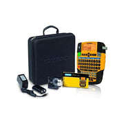 Dymo 1852995 Rhino 4200 Etichettatrice Industriale Kit con Custodia Tastiera QWERTY Trasferimento Termico colore Nero Giallo