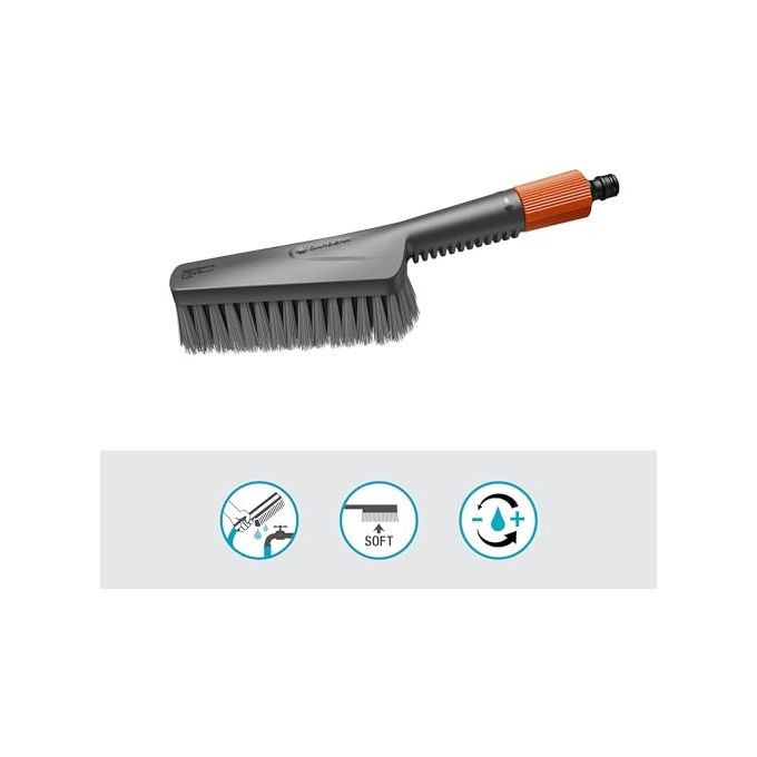 Gardena Set di Lavaggio Cleansystem con Spazzola a Mano S Soft