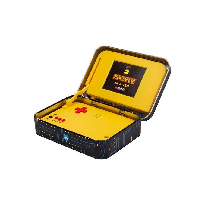 Fizz Creations 25688 Console Videogioco Pac-Man Arcade in a Tin Retrogaming 8 bit Schermo LCD 2.4'' 3x AAA