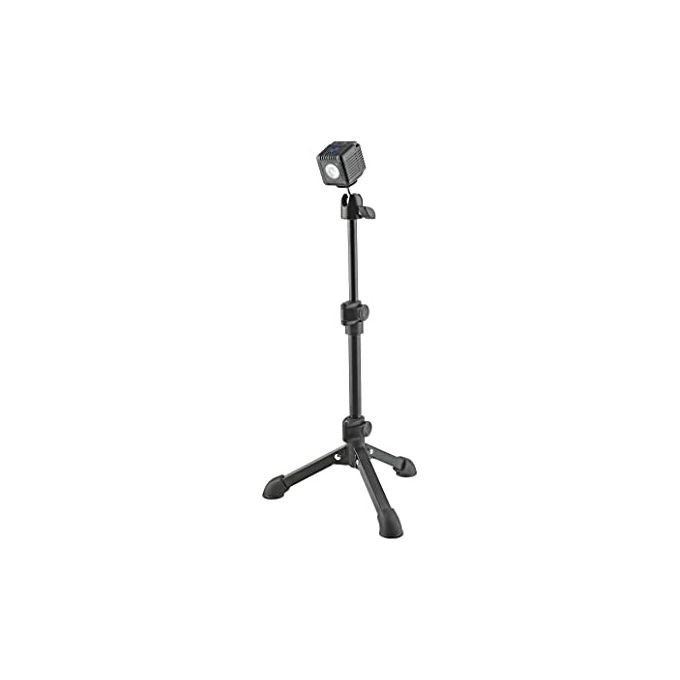 König and Meyer 19782 Supporto da Tavolo per Fotocamera in Acciaio con Testa Girevole 360° e Inclinazione 0-90° 1-4'' colore Nero