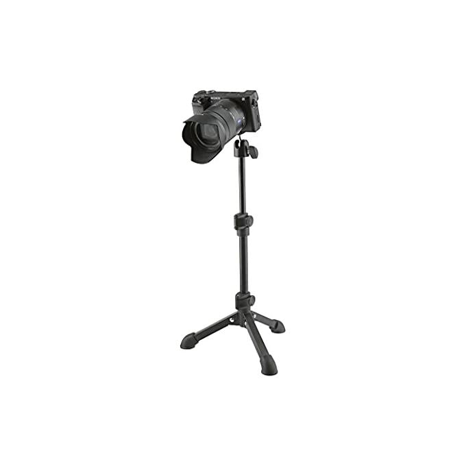 König and Meyer 19782 Supporto da Tavolo per Fotocamera in Acciaio con Testa Girevole 360° e Inclinazione 0-90° 1-4'' colore Nero
