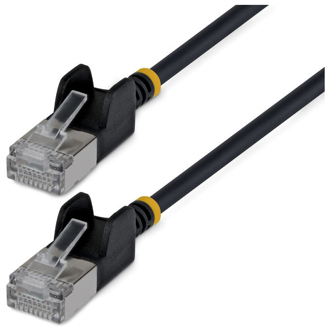StarTech.com N6APATSTP34BKS3M Cavo di rete Cat6a U-FTP 3 m RJ-45 Maschio Dritto Rame Placcato Oro 10 Gbps 500 MHz Antiaggrovigliamento colore Nero