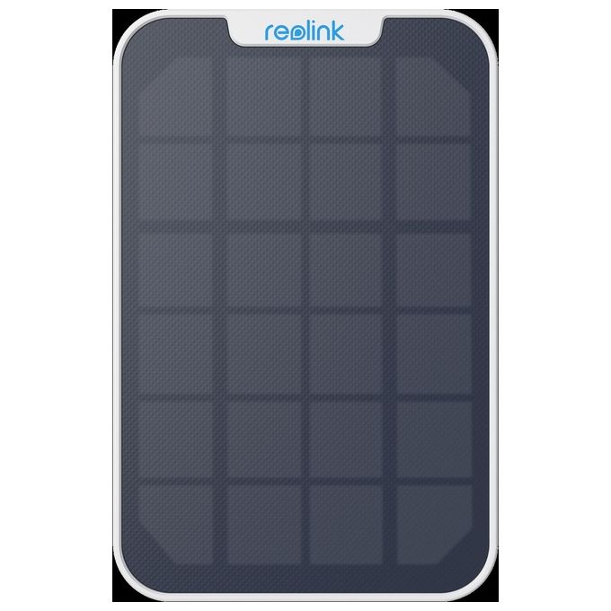 Reolink RL-B430-SOLAR Argus Series B430 Telecamera IP Wi-Fi Pan Tilt 5 MP Batteria Solare 128 GB colore Bianco