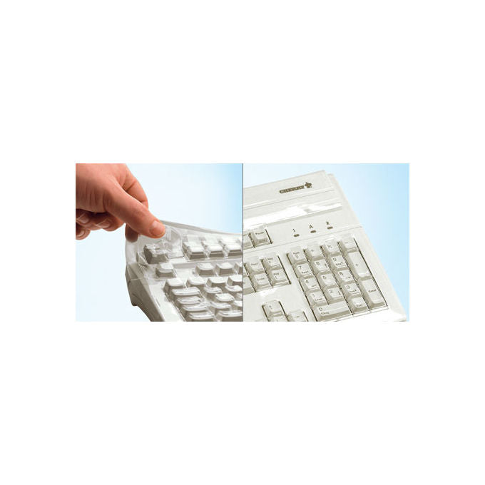 Cherry 6155204 Tastatur-Abdeckung Protezione per tastiera compatibile G84-5500 colore Trasparente