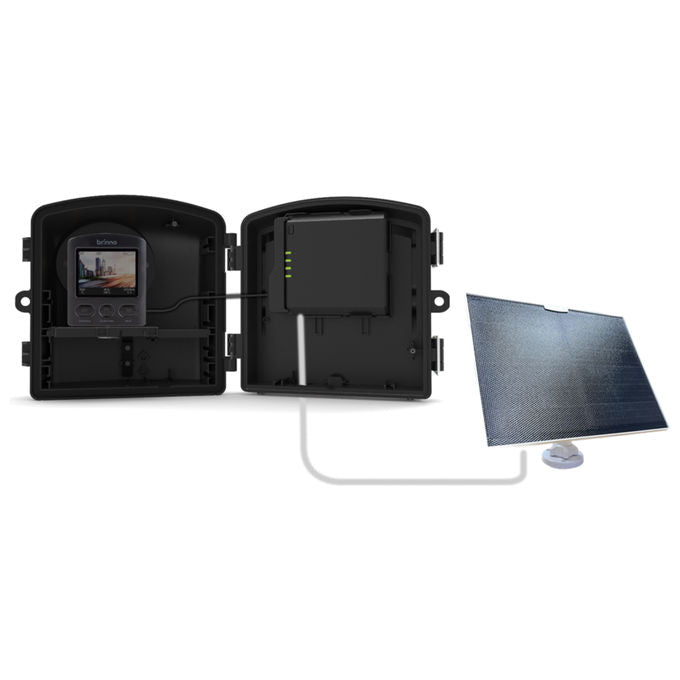 Brinno ASP1000-P Kit di Energia Solare 10W 12600 mAh per BCC2000 BCC2000 Plus TLC2020 colore Nero