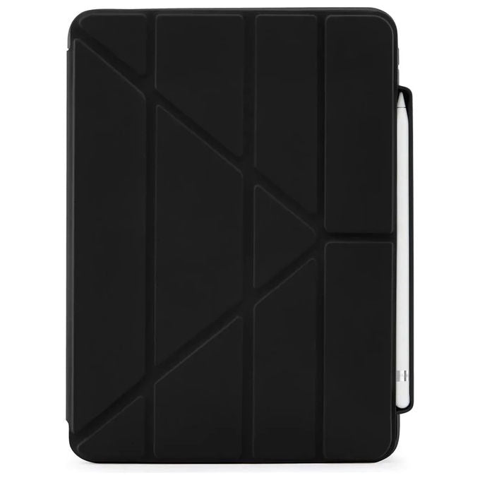 Pipetto P053-49-7 Origami No3 Custodia per iPad 10,2'' (7a 8a 9a Gen) con Supporto 5 Posizioni e Compartimento Apple Pencil colore Nero