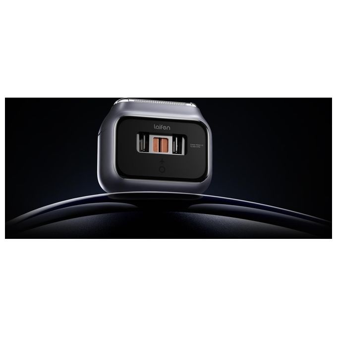 Laifen P3 Pro, Rasoio Elettrico, 3 Lame, per Pelli Sensibili, Grigio Scuro