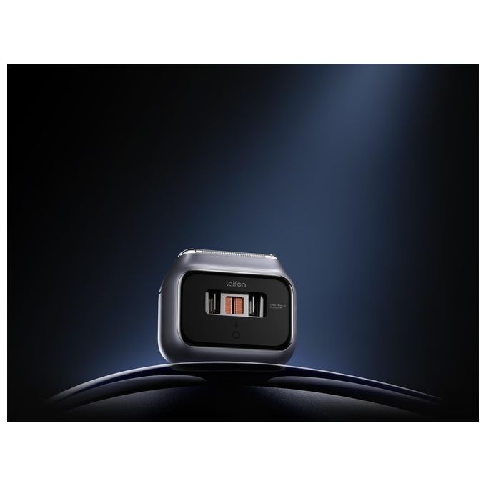 Laifen P3 Pro, Rasoio Elettrico, 3 Lame, per Pelli Sensibili, Grigio Scuro