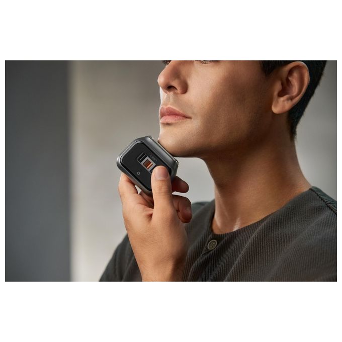 Laifen P3 Pro, Rasoio Elettrico, 3 Lame, per Pelli Sensibili, Grigio Scuro