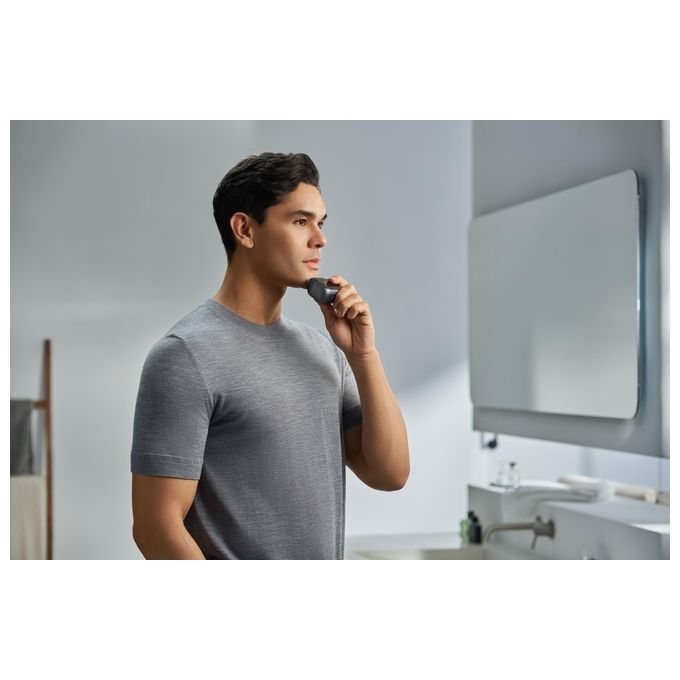 Laifen P3 Pro, Rasoio Elettrico, 3 Lame, per Pelli Sensibili, Grigio Scuro