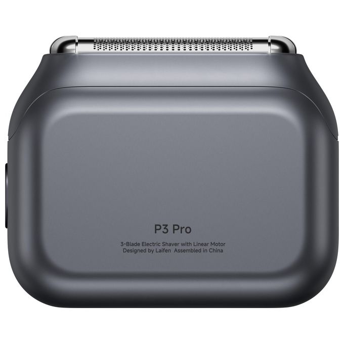 Laifen P3 Pro, Rasoio Elettrico, 3 Lame, per Pelli Sensibili, Grigio Scuro