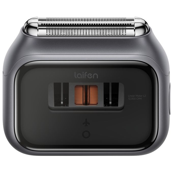 Laifen P3 Pro, Rasoio Elettrico, 3 Lame, per Pelli Sensibili, Grigio Scuro