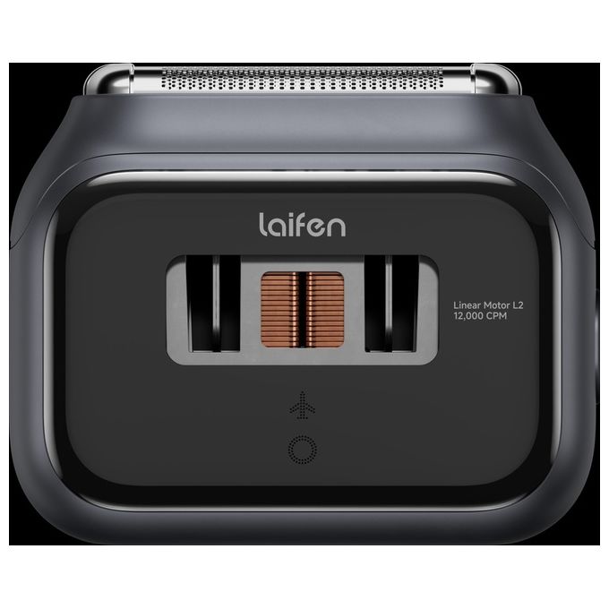 Laifen P3 Pro, Rasoio Elettrico, 3 Lame, per Pelli Sensibili, Grigio Scuro