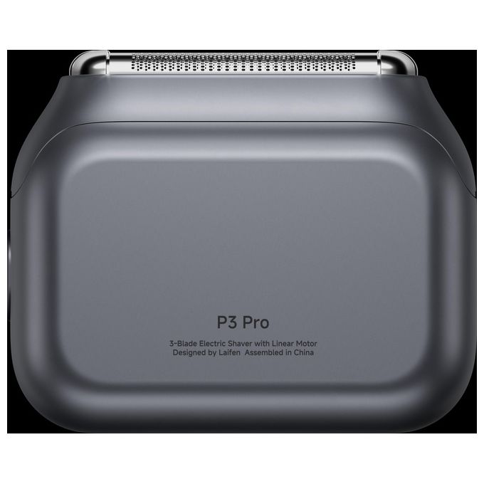 Laifen P3 Pro, Rasoio Elettrico, 3 Lame, per Pelli Sensibili, Grigio Scuro