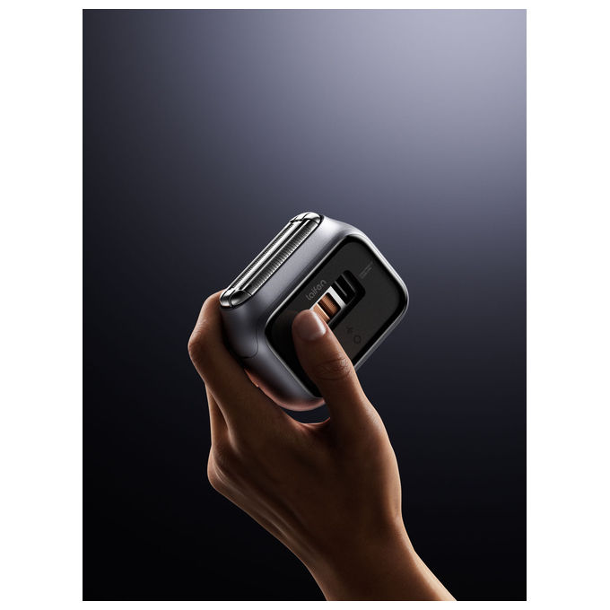 Laifen P3 Pro, Rasoio Elettrico, 3 Lame, per Pelli Sensibili, Grigio Scuro